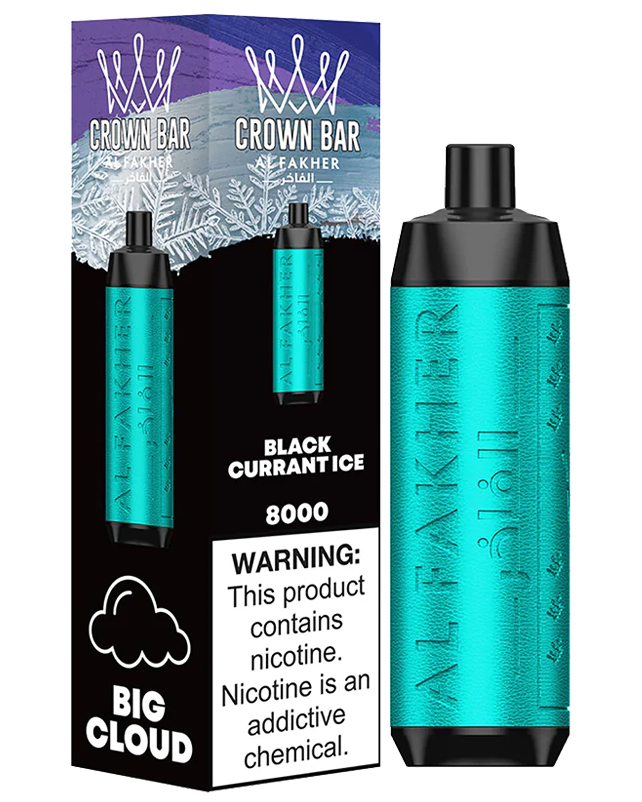 AL FAKHER CROWN BAR DISPOSABLE 0.5% 8000 PUFFS
