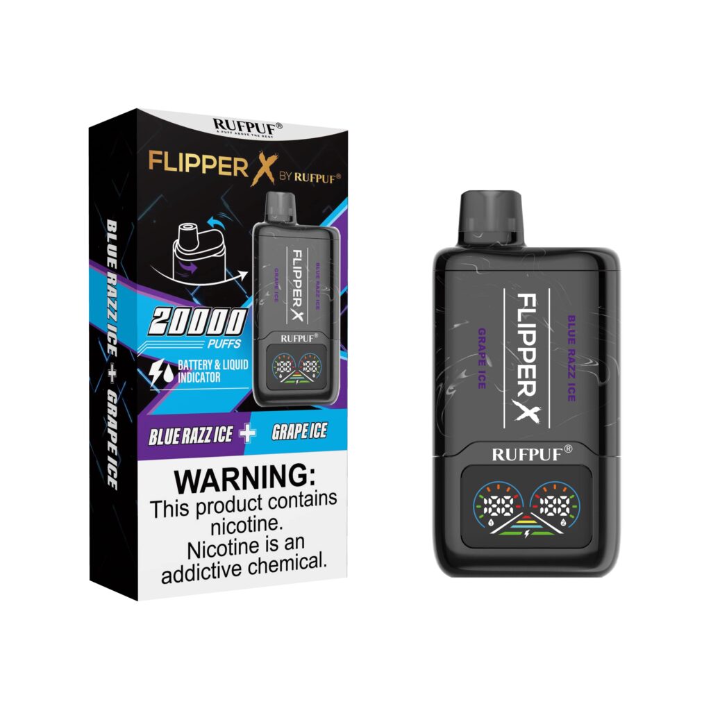 Flipper X By RufPuf 2 Flavors In 1, 20K Puffs