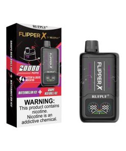 Flipper X By RufPuf 2 Flavors In 1, 20K Puffs