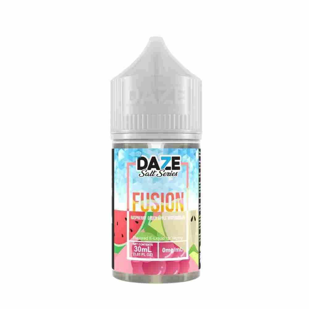 Daze Reds- Iced Raspberry Green Apple Watermelon 30ml 7 Daze Fusion Salt