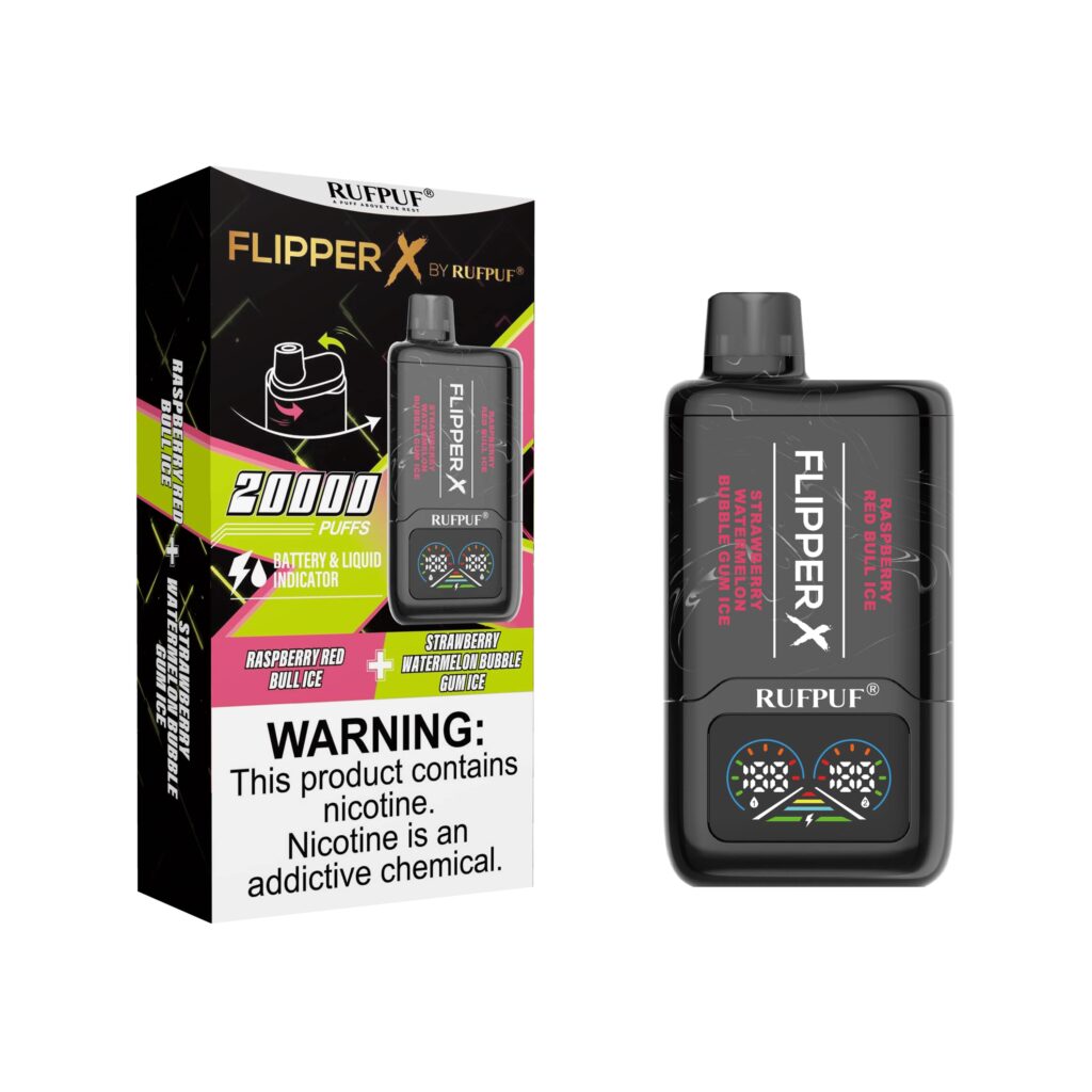 Flipper X By RufPuf 2 Flavors In 1, 20K Puffs