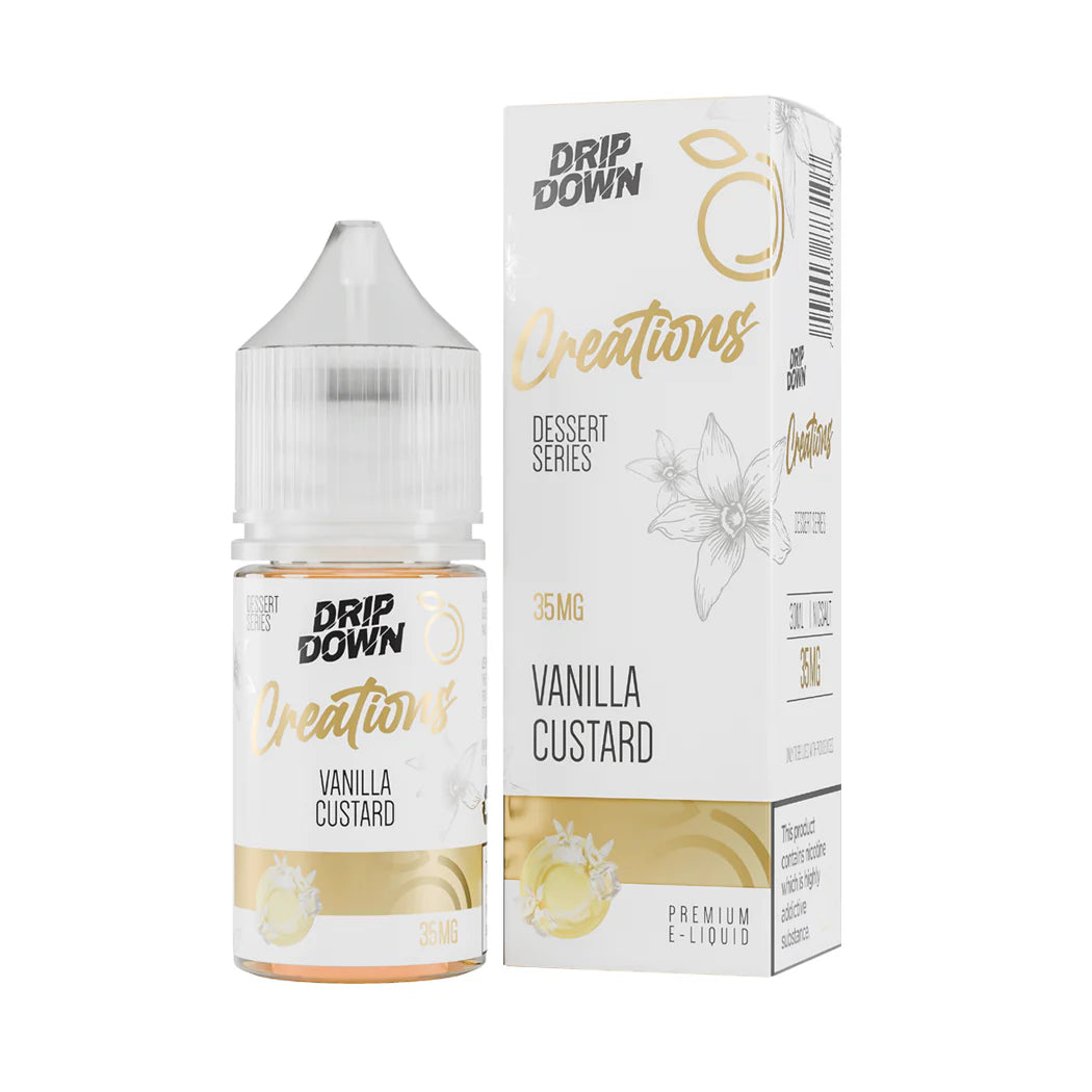 Drip Down Vanilla Custard By Creations Series 30ml