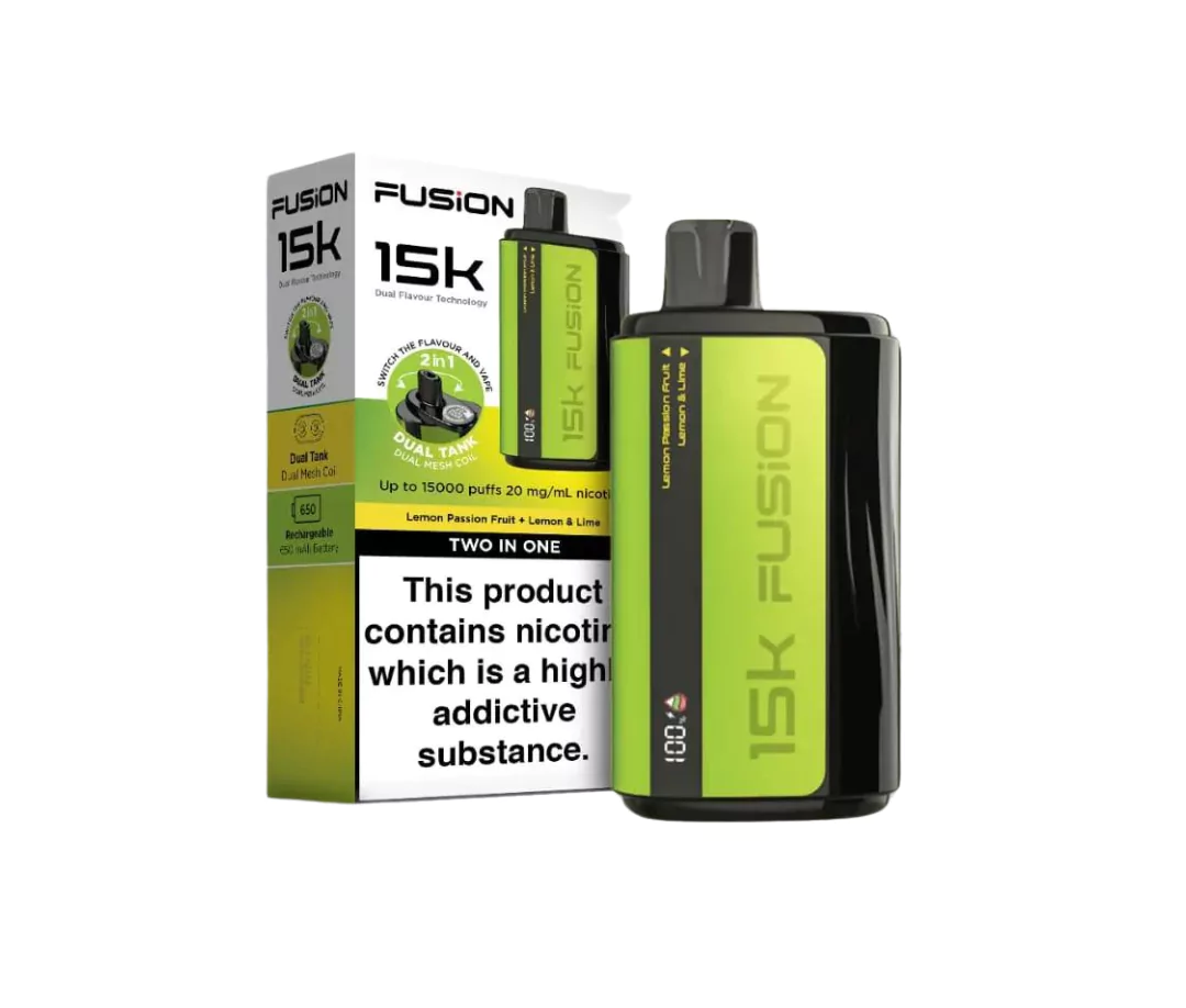 IVG FUSION 2 IN 1 DISPOSABLE 15000 PUFFS 20MG