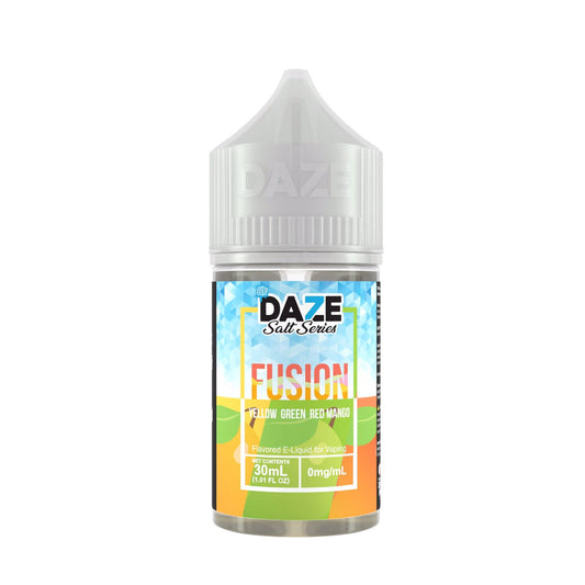 Daze Reds Iced Yellow Green Red Mango 30ml  7 Daze Fusion Salt