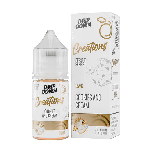 Drip Down Cookies & Cream By Creations Series 30ml