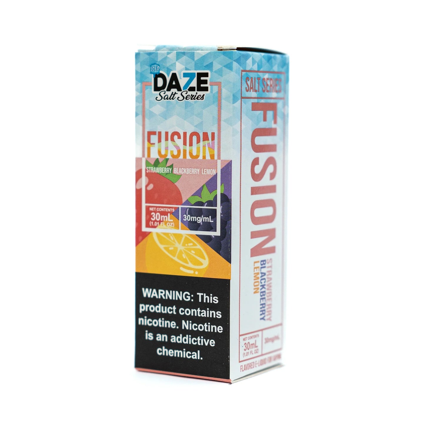 Daze Reds- Iced Strawberry Blackberry Lemon 30ml 7 Daze Fusion Salt