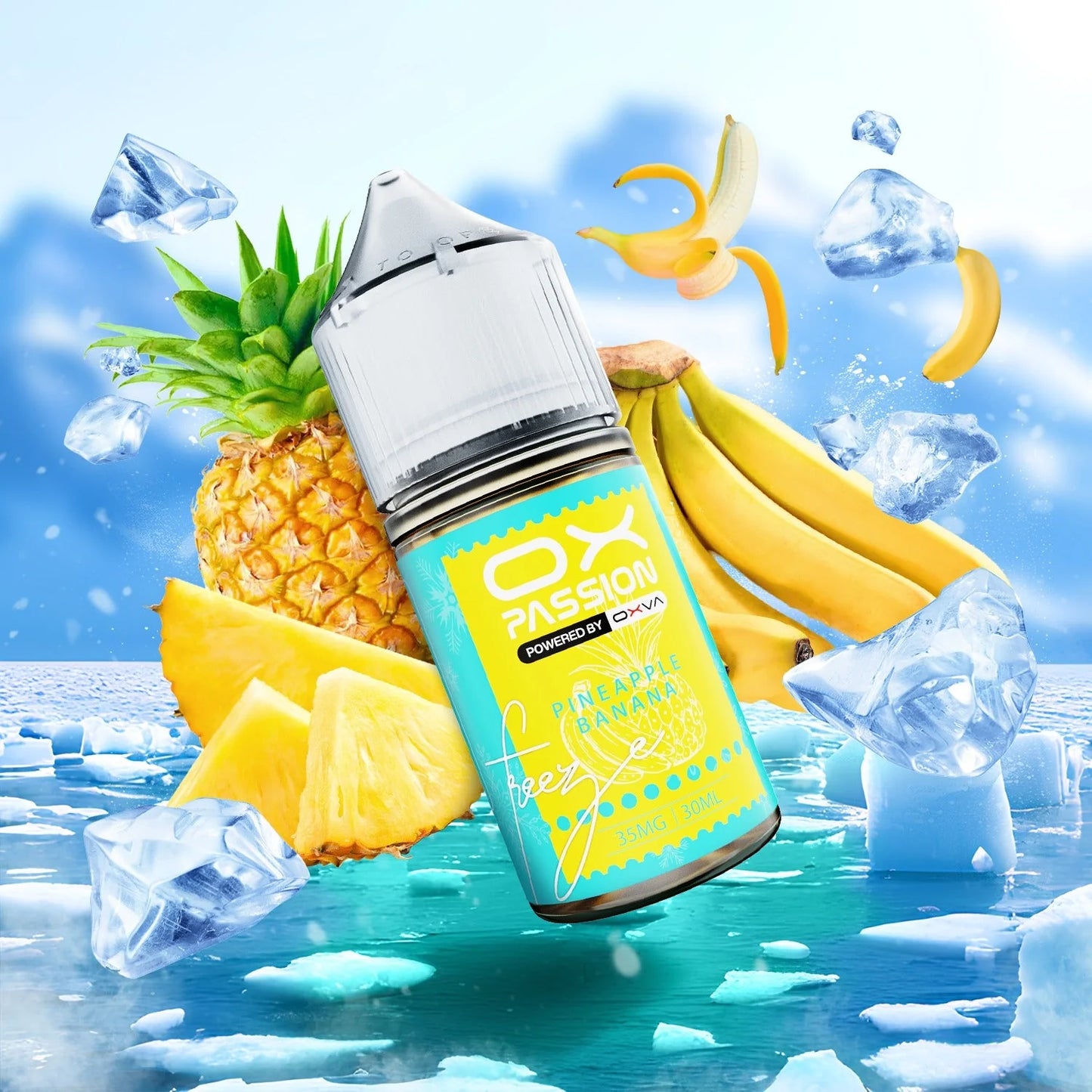 OX Passion Freeze Pineapple Banana 30ml By Oxva