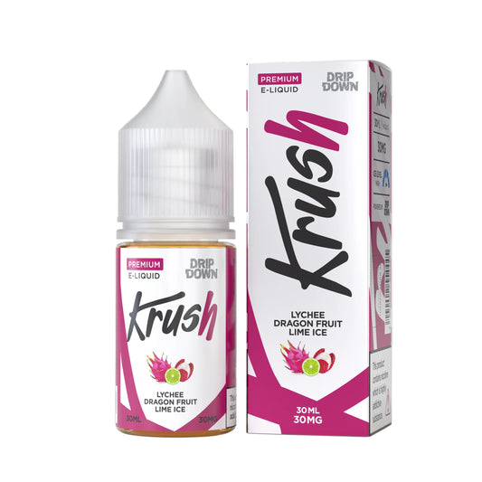 Drip Down Lychee Dragon Fruit Lime Ice By Krush Series 30ml