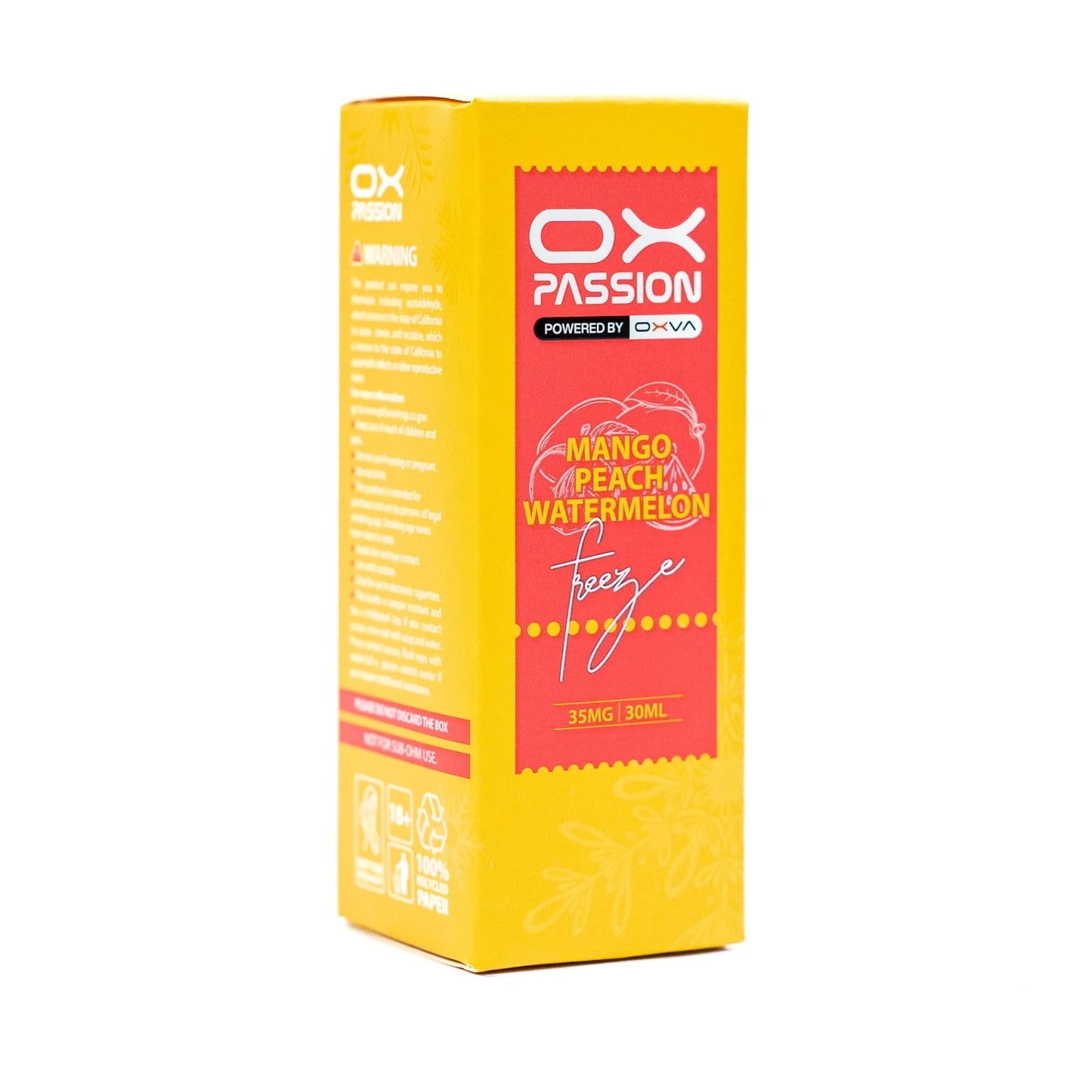 OX Passion Freeze Mango Peach Watermelon 30ml By Oxva