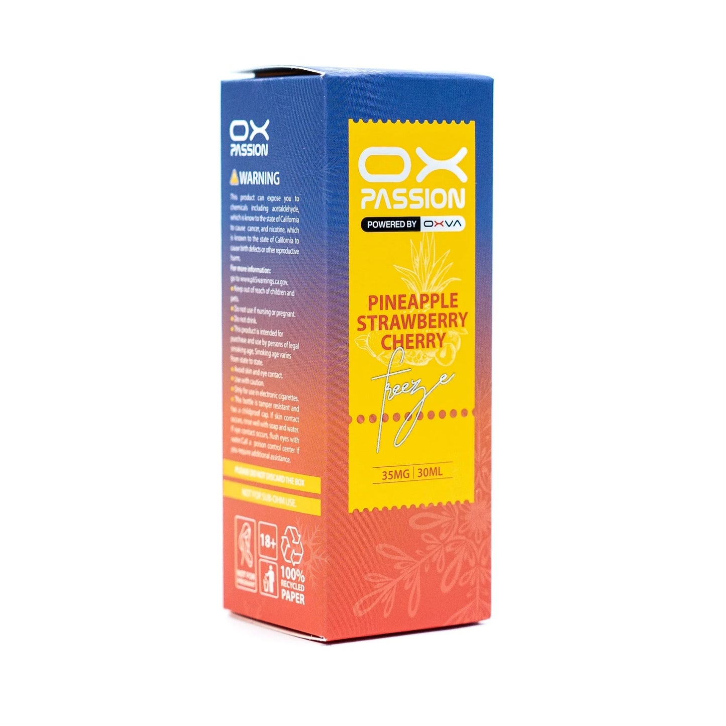 OX Passion Freeze Pineapple Strawberry Cherry 30ml By Oxva
