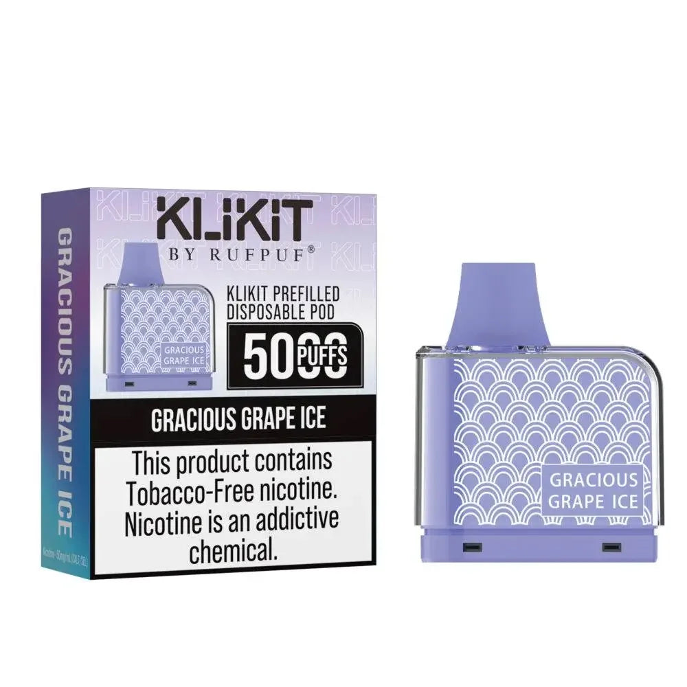 Rufpuf KLIKIT Disposable Vape 50mg 5000Puffs – Non Refillable Pod