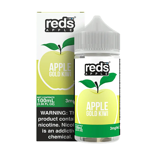 Reds Apple Gold Kiwi Iced Salt Nic By 7 Daze  100ml