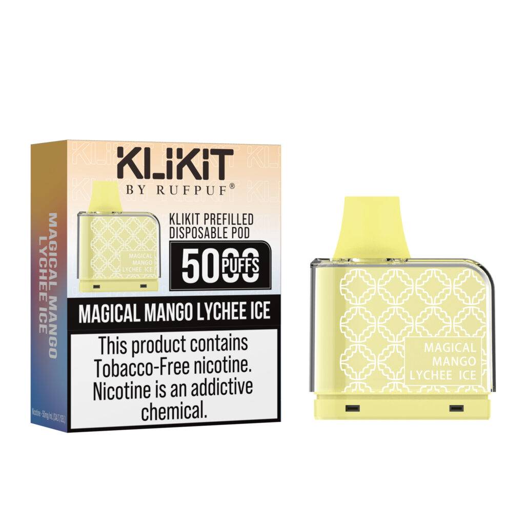 Rufpuf KLIKIT Disposable Vape 50mg 5000Puffs – Non Refillable Pod
