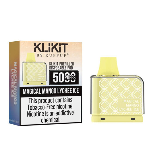 Rufpuf KLIKIT Disposable Vape 50mg 5000Puffs – Non Refillable Pod