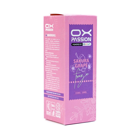 OX Passion Freeze Sakura Grape 30ml By Oxva