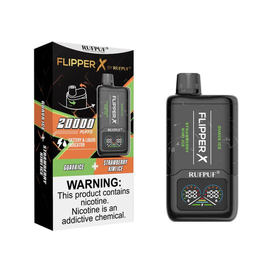Flipper X By RufPuf 2 Flavors In 1, 20K Puffs