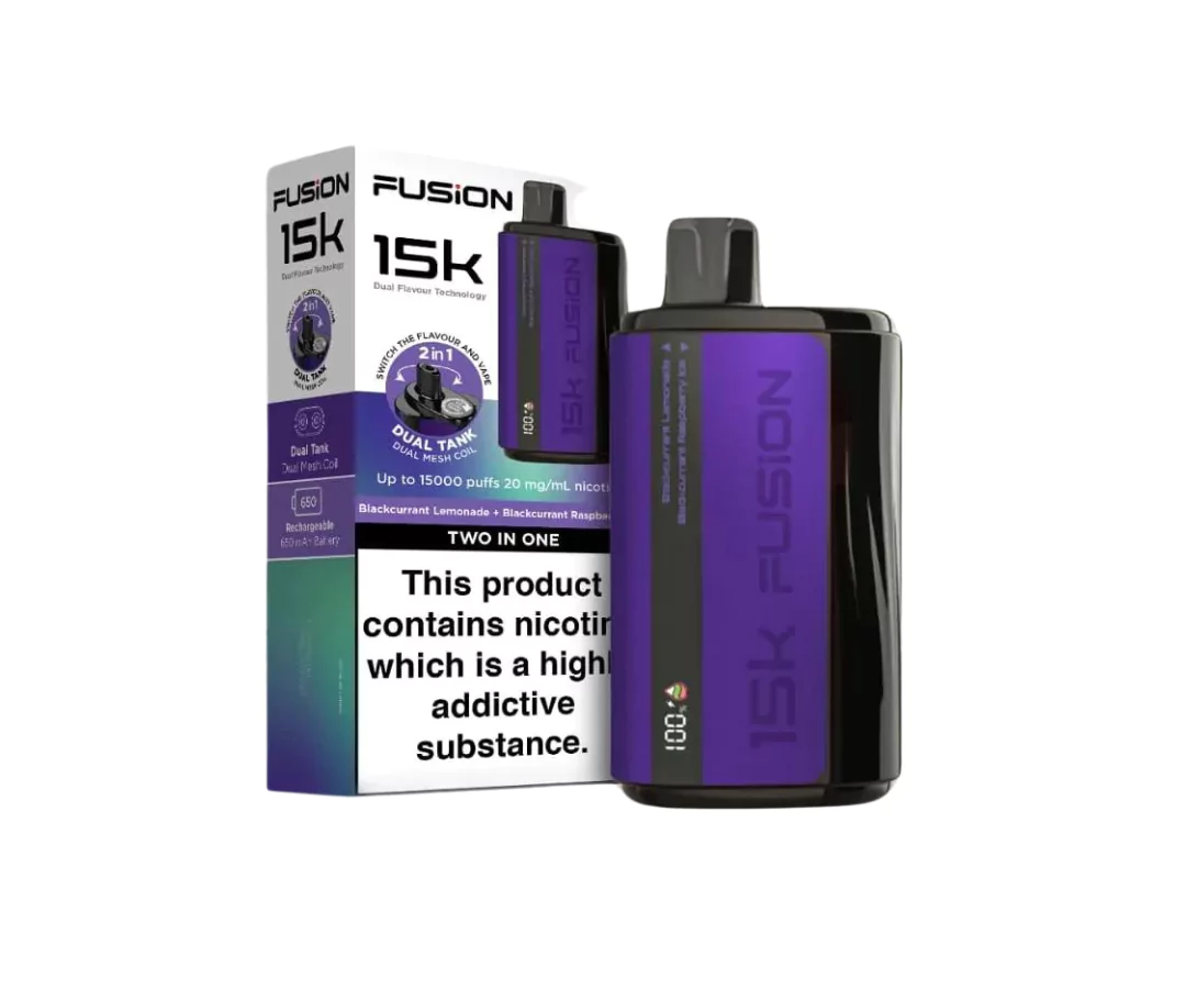IVG FUSION 2 IN 1  DISPOSABLE 15000 PUFFS 20MG