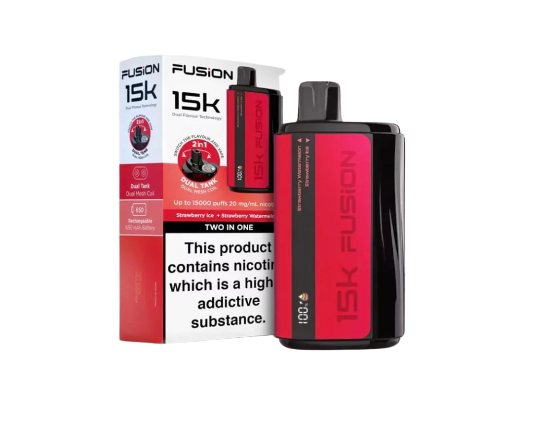 IVG FUSION 2 IN 1  DISPOSABLE 15000 PUFFS 20MG
