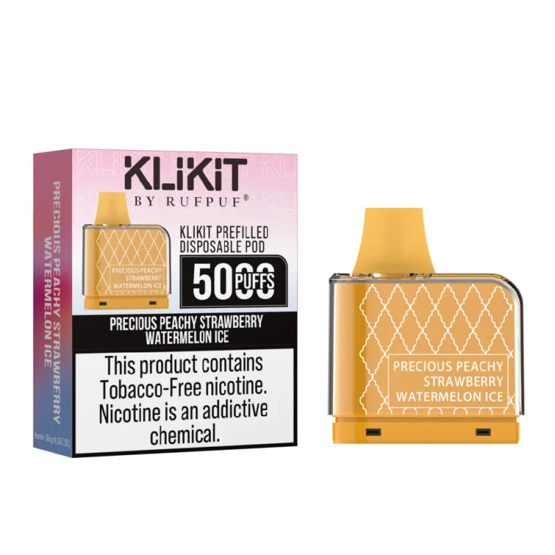 Rufpuf KLIKIT Disposable Vape 50mg 5000Puffs – Non Refillable Pod