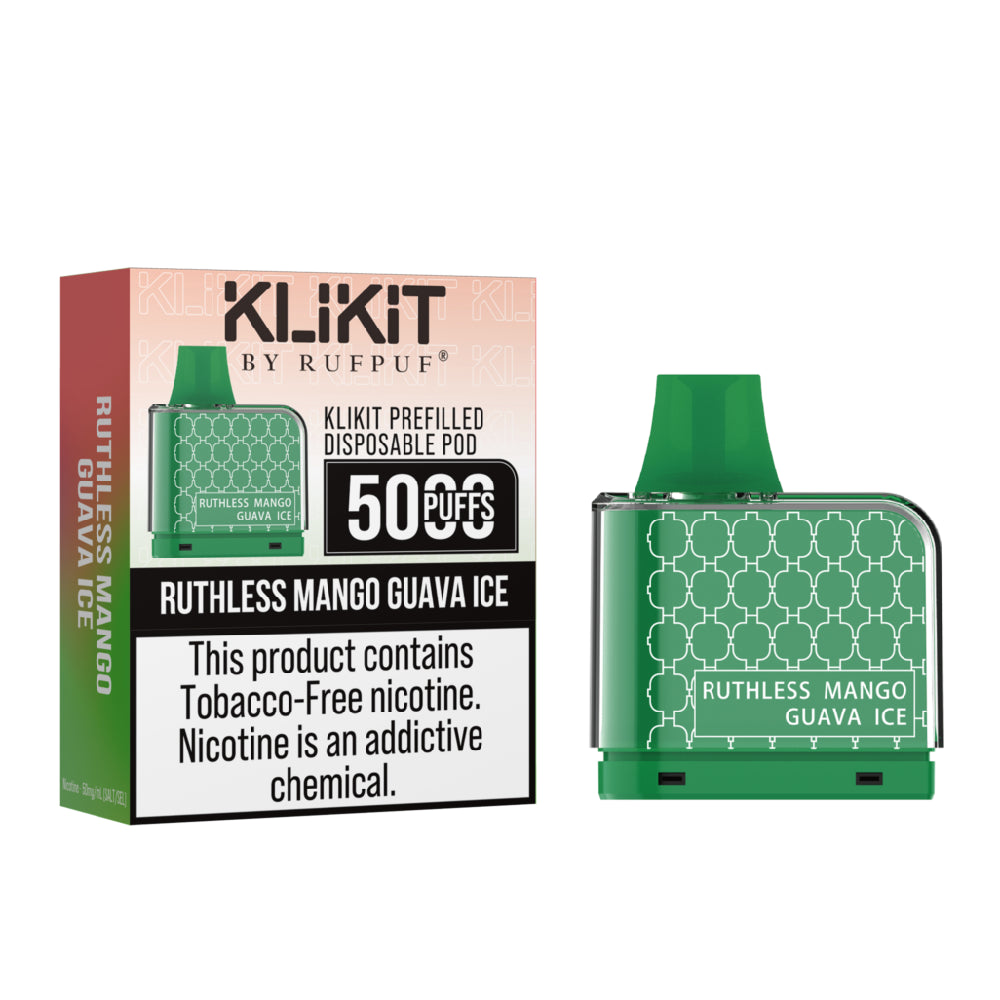 Rufpuf KLIKIT Disposable Vape 50mg 5000Puffs – Non Refillable Pod
