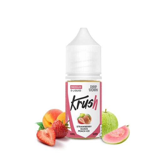 Drip Down Krush Series Strawberry Guava Peach Ice 30ml